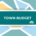 photo saying town budget