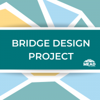 Bridge design project text and mead logo