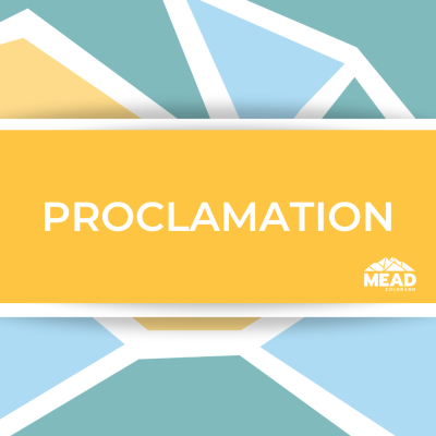 image stating proclamation